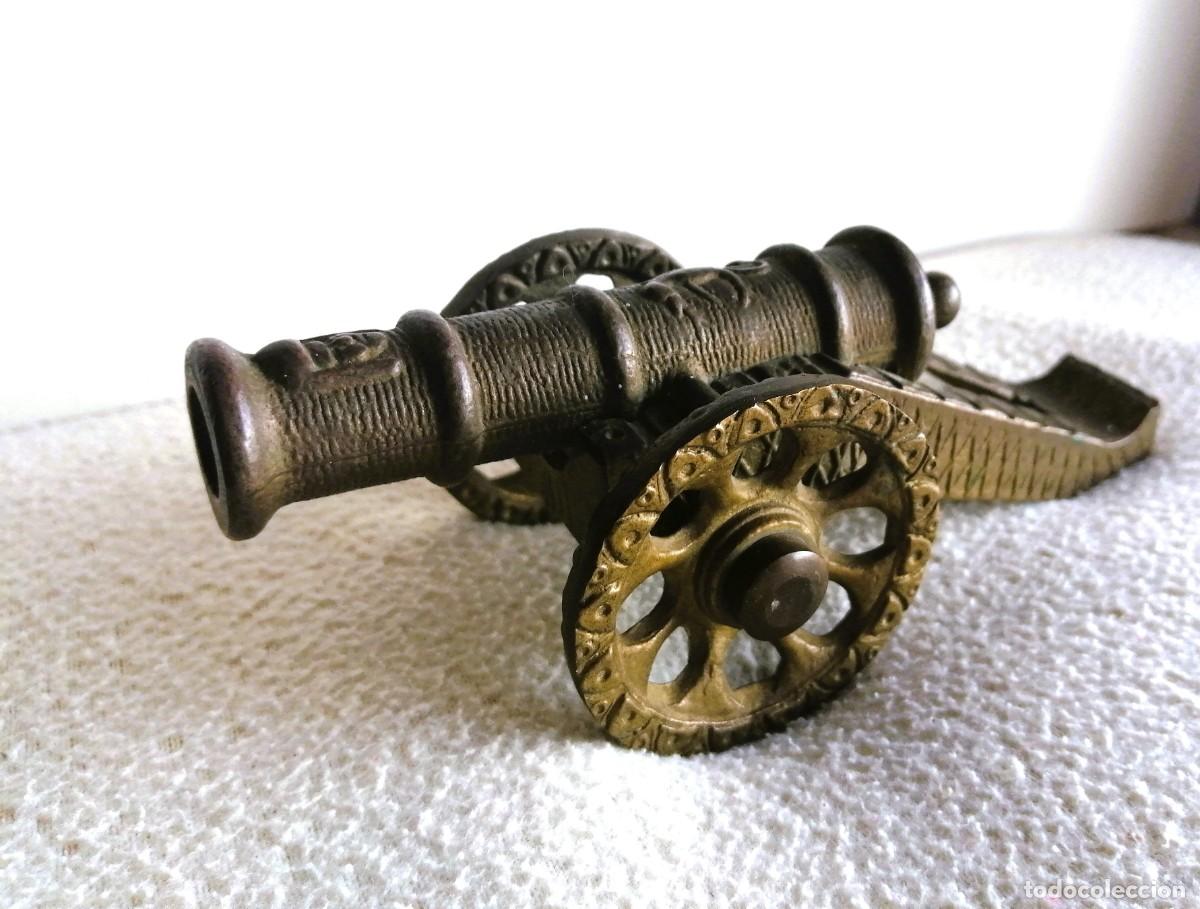 Antig&uuml;edades: FIGURA DE CA&Ntilde;&Oacute;N EN BRONCE - Foto 2