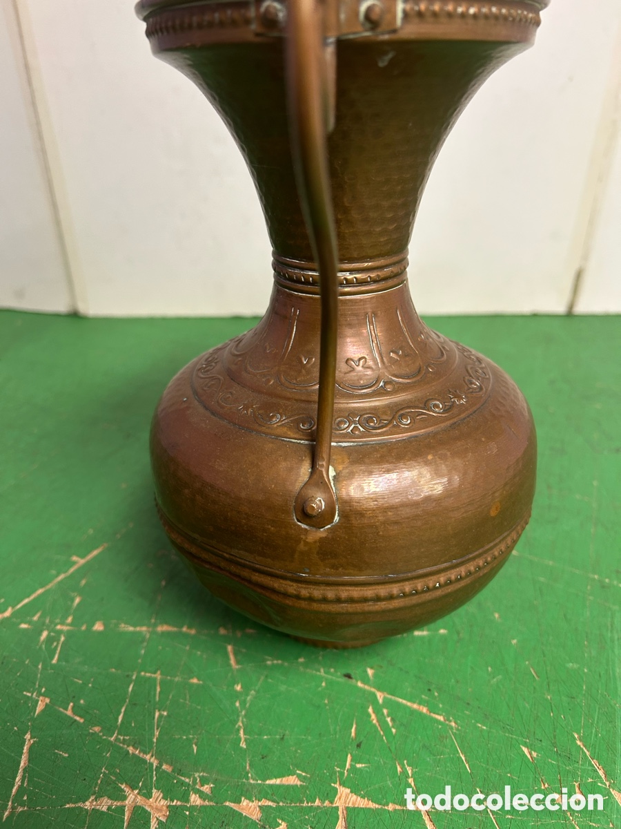 Antig&uuml;edades: JARRON DE COBRE EN BUEN ESTADO - Foto 2