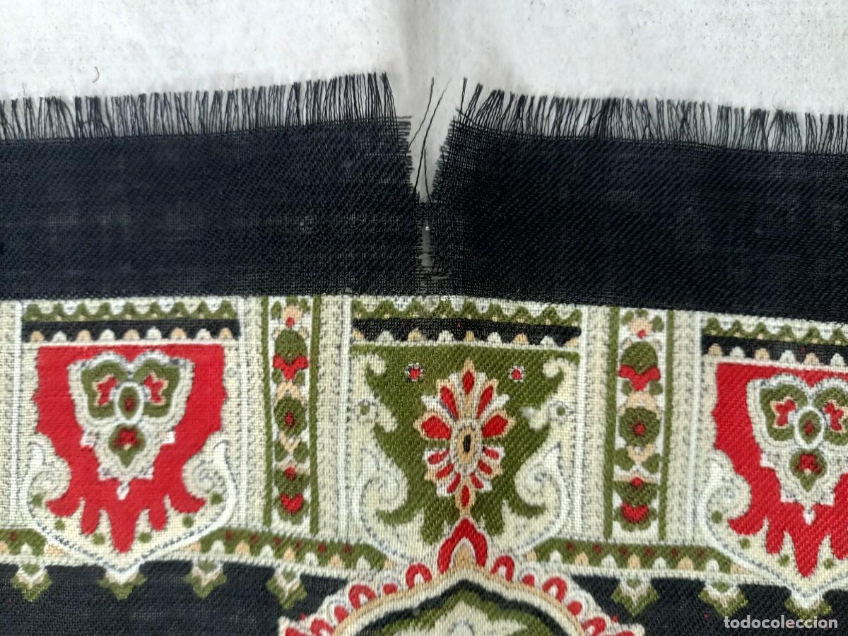 Antig&uuml;edades: Pa&ntilde;uelo de merino estampado - Foto 6