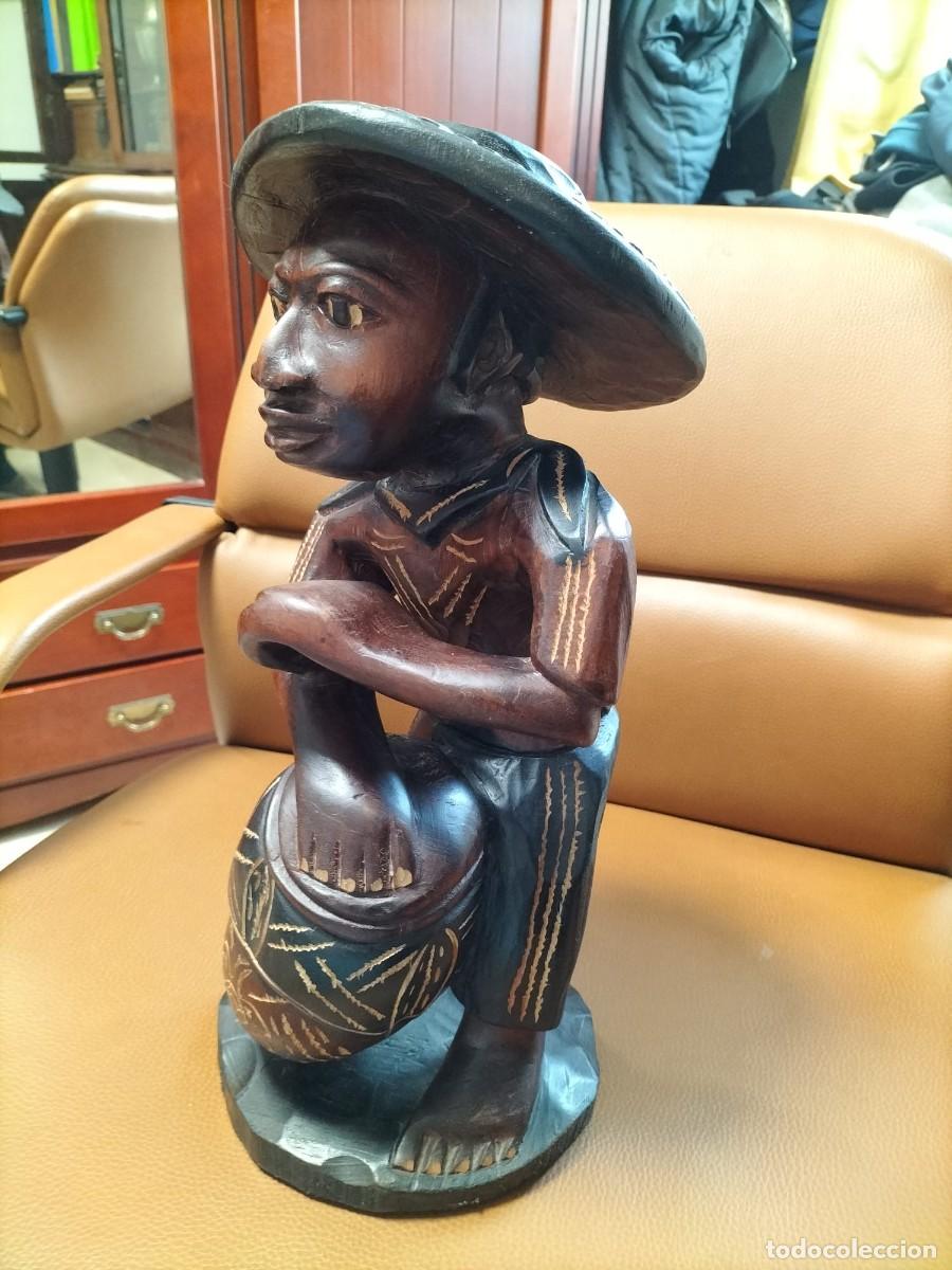 Antig&uuml;edades: Escultura en madera. 40 ctm - Foto 5