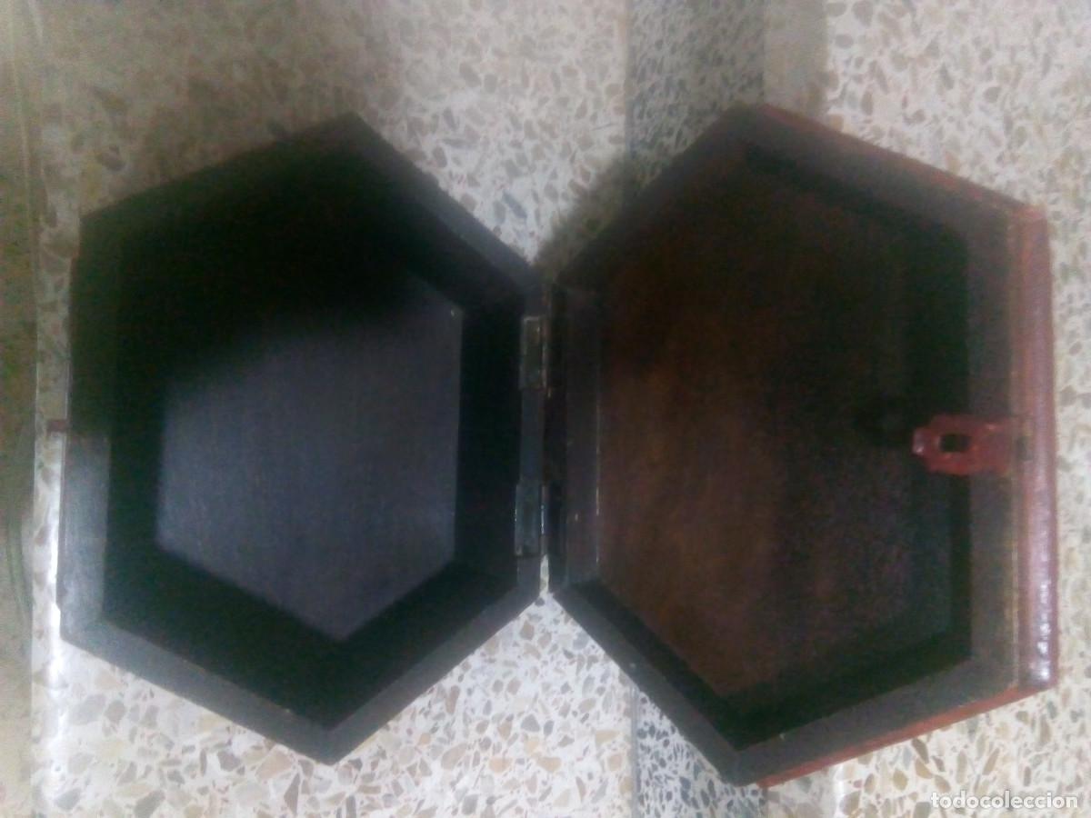 Antig&uuml;edades: CAJA DE MADERA PALISANDRO - Foto 4