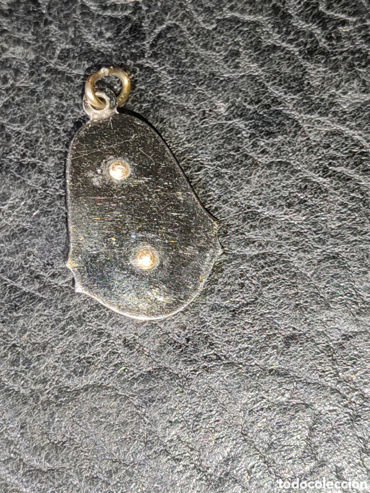 Antig&uuml;edades: Medalla de la virgen Maria nacarada. - Foto 3