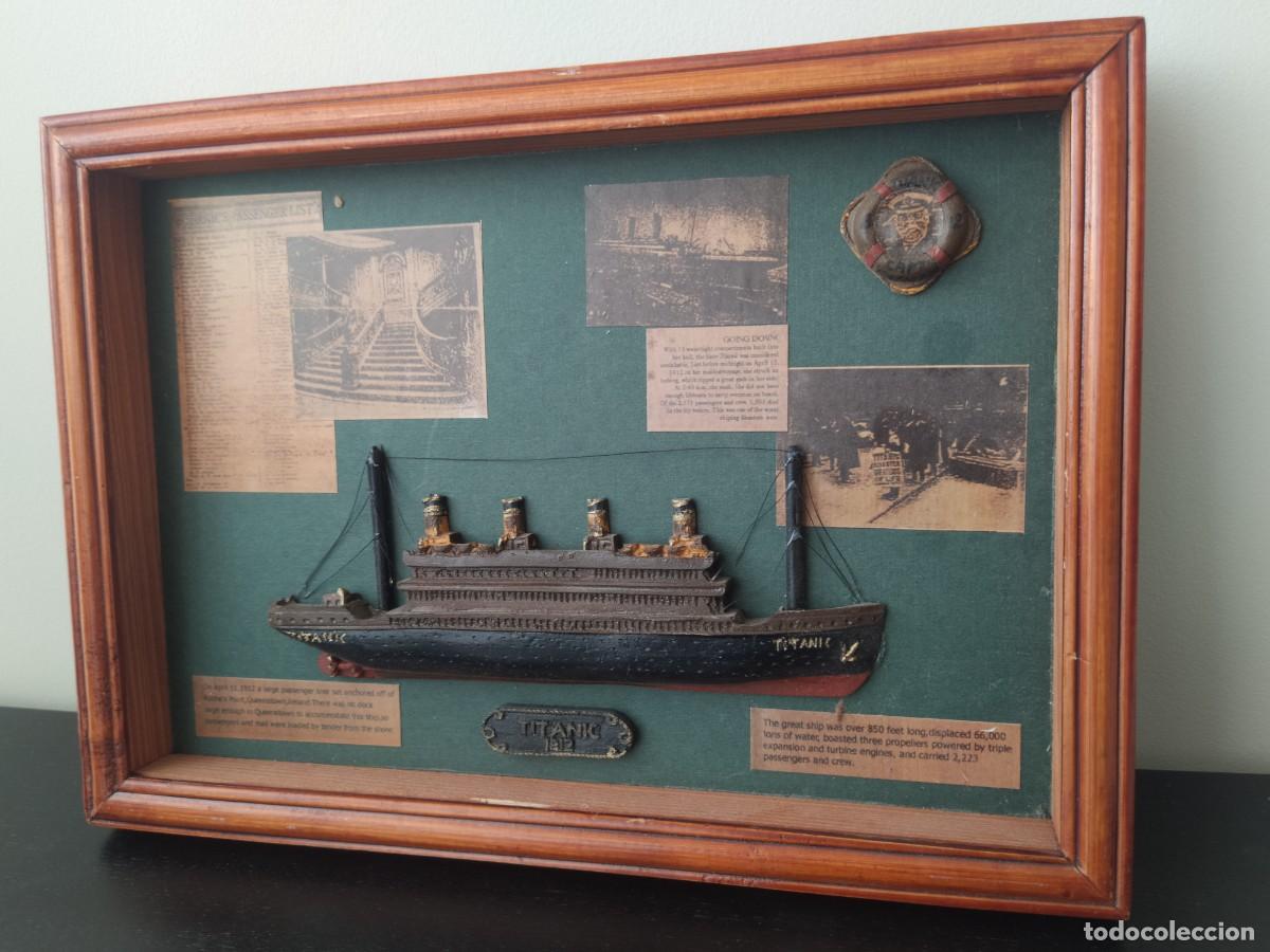 Antig&uuml;edades: Cuadro Museo de Barco TITANIC - Foto 7