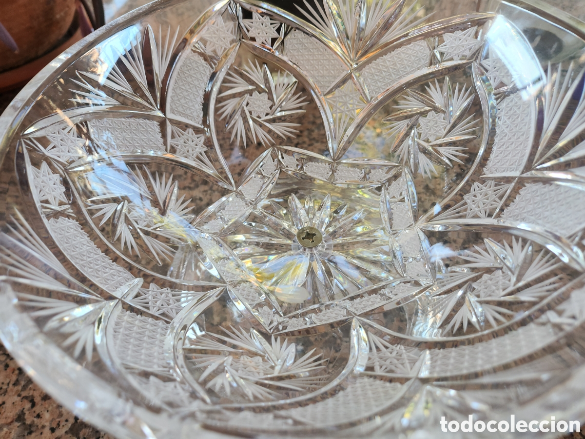 Antig&uuml;edades: Centro de mesa dw cristal de.bohemia - Foto 2