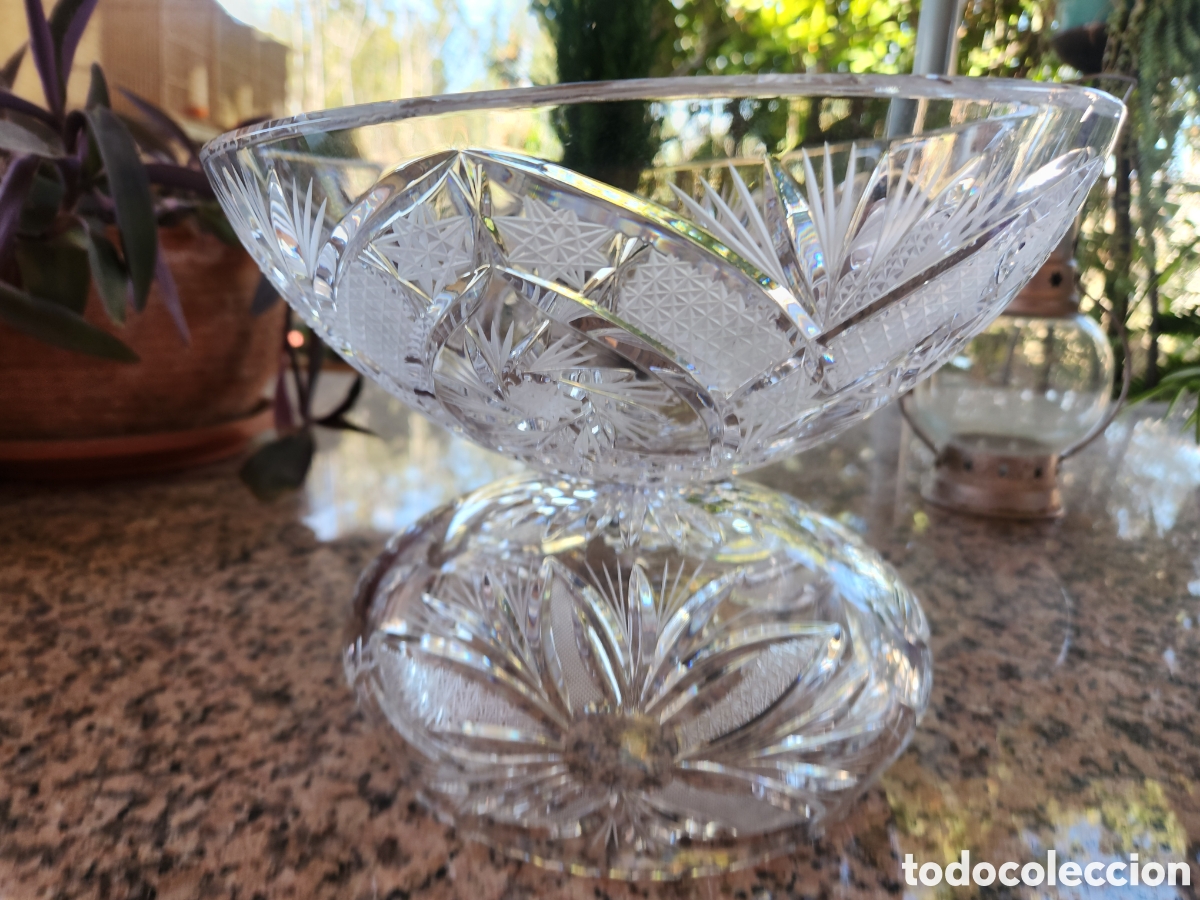 Antig&uuml;edades: Centro de mesa dw cristal de.bohemia - Foto 1