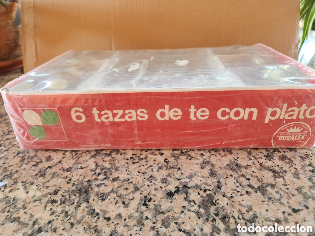 Antig&uuml;edades: Juego de de te de duralex - Foto 1