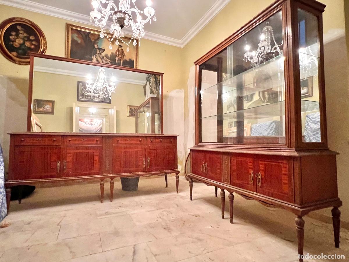 Antig&uuml;edades: Conjunto muebles comedor antiguo - Foto 1