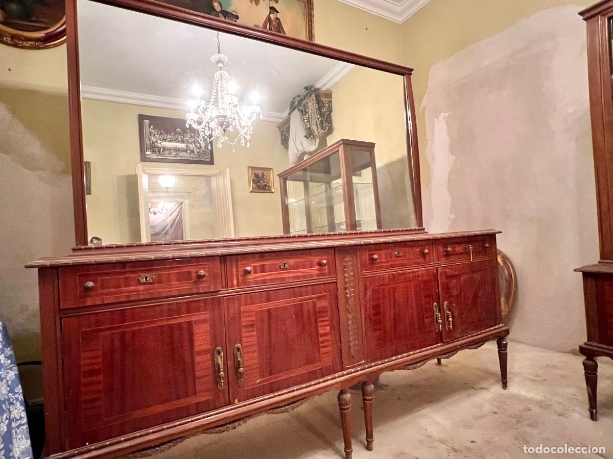 Antig&uuml;edades: Conjunto muebles comedor antiguo - Foto 3