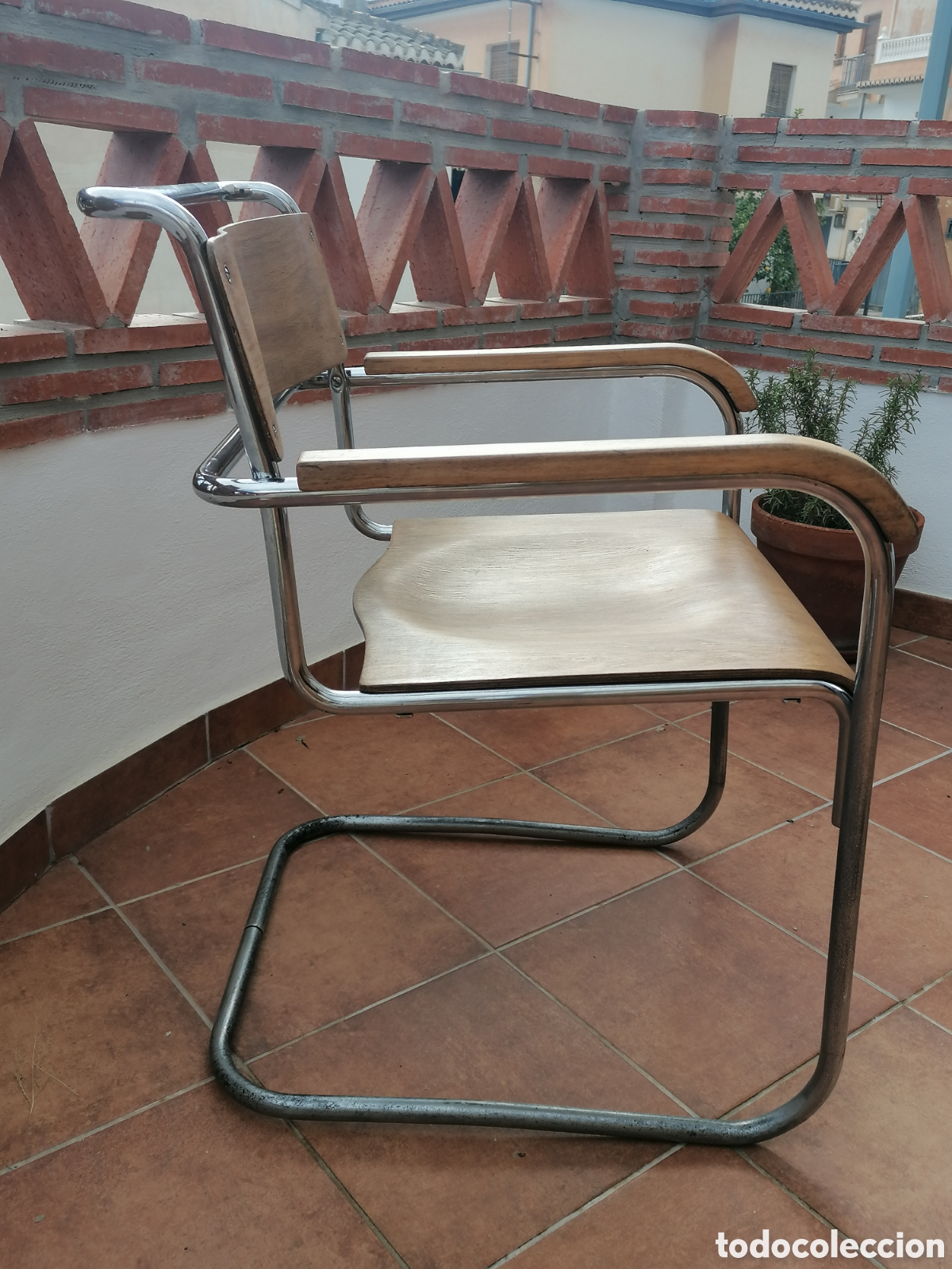 Antig&uuml;edades: Silla cantilever B34Marcel Brauer - Foto 3