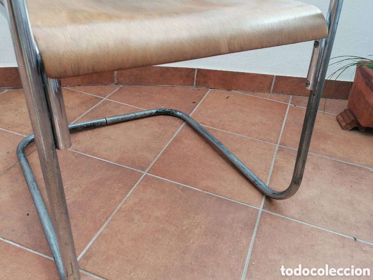 Antig&uuml;edades: Silla cantilever B34Marcel Brauer - Foto 6