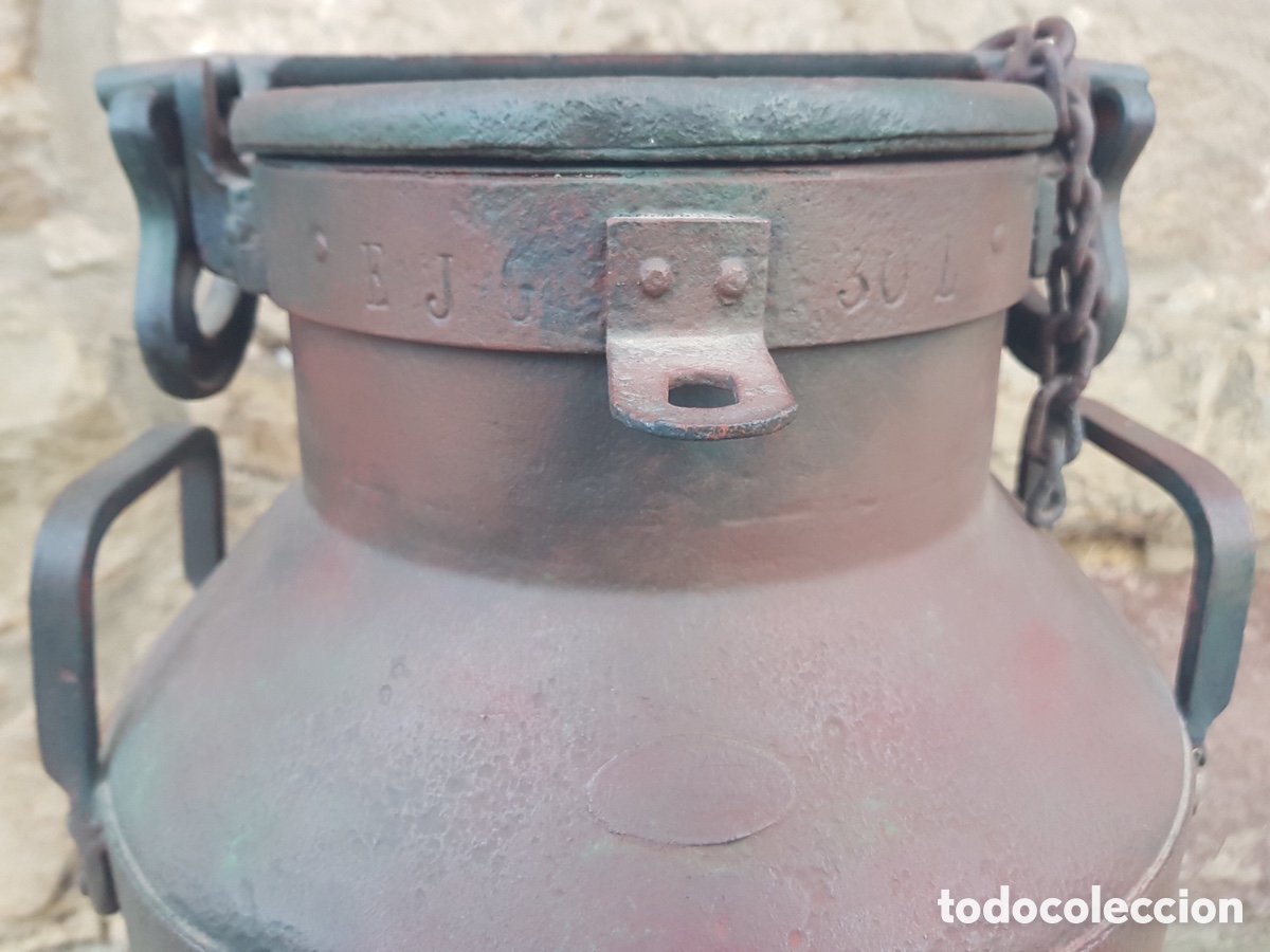 Antig&uuml;edades: OLLA LECHE CANTABRIA 30 L CENTENARIA - Foto 3