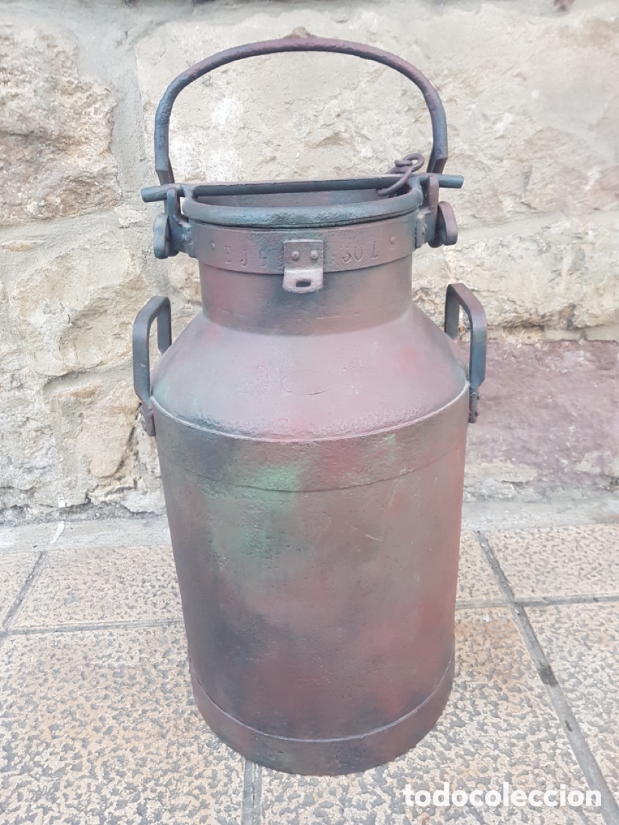 Antig&uuml;edades: OLLA LECHE CANTABRIA 30 L CENTENARIA - Foto 5