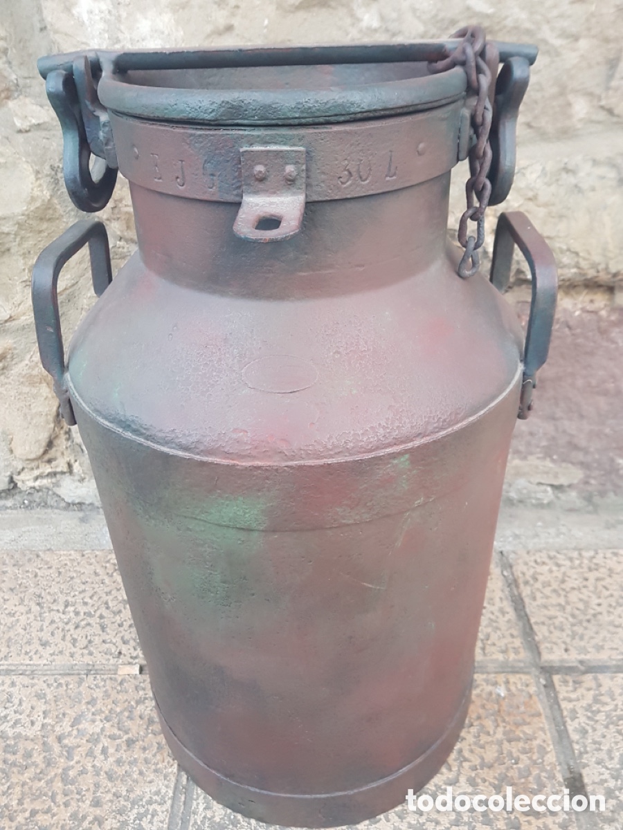 Antig&uuml;edades: OLLA LECHE CANTABRIA 30 L CENTENARIA - Foto 6