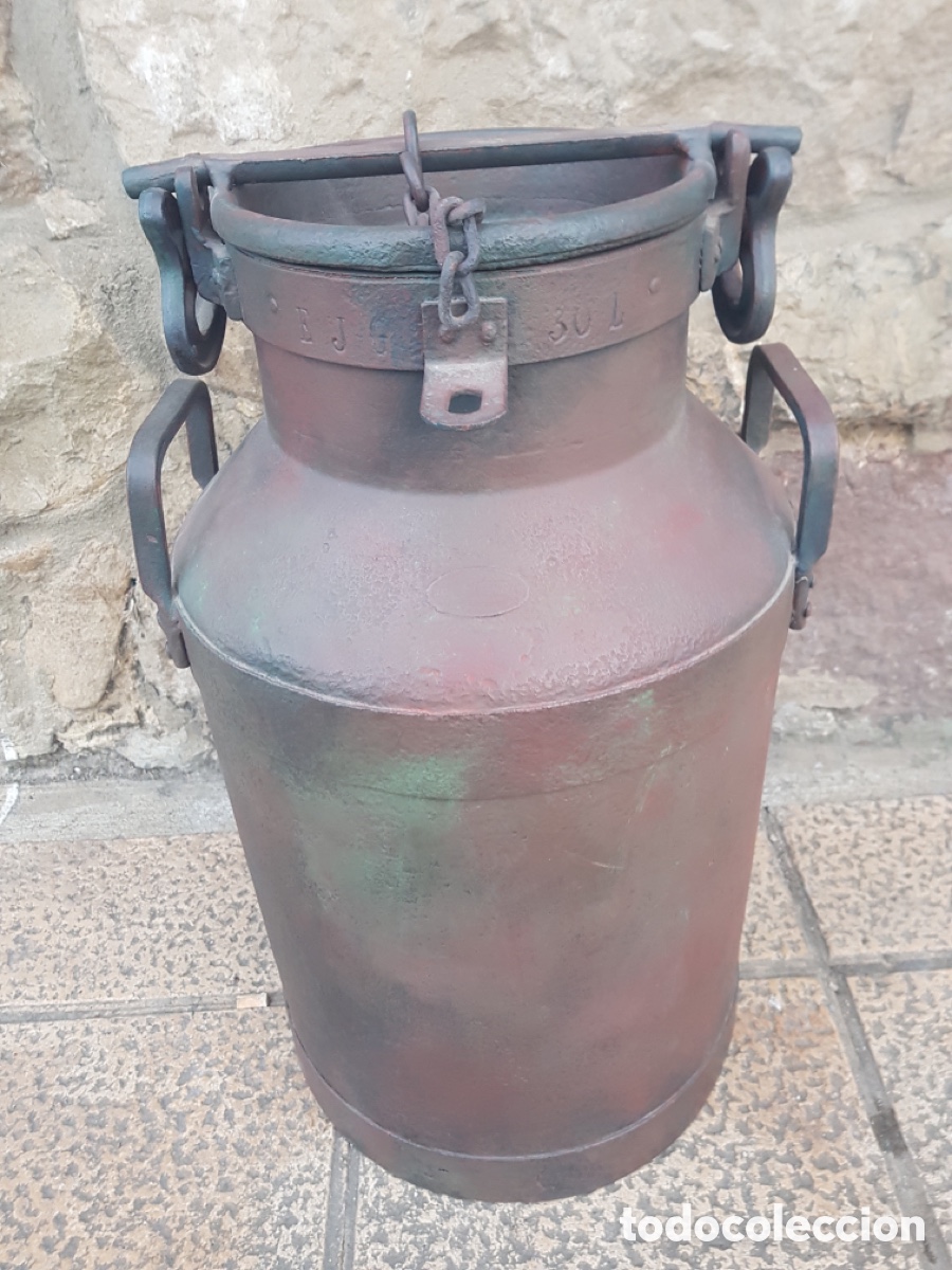 Antig&uuml;edades: OLLA LECHE CANTABRIA 30 L CENTENARIA - Foto 9