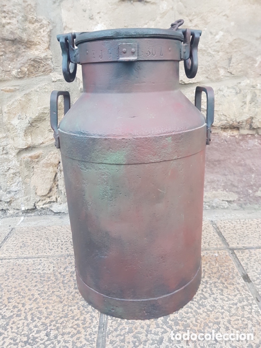 Antig&uuml;edades: OLLA LECHE CANTABRIA 30 L CENTENARIA - Foto 1