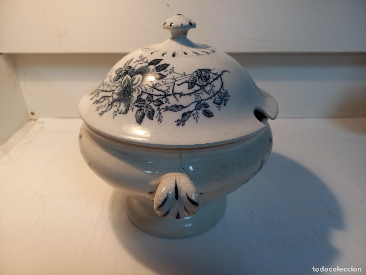 Antig&uuml;edades: SOPERA ANTIGUA DE PORCELANA - Foto 2