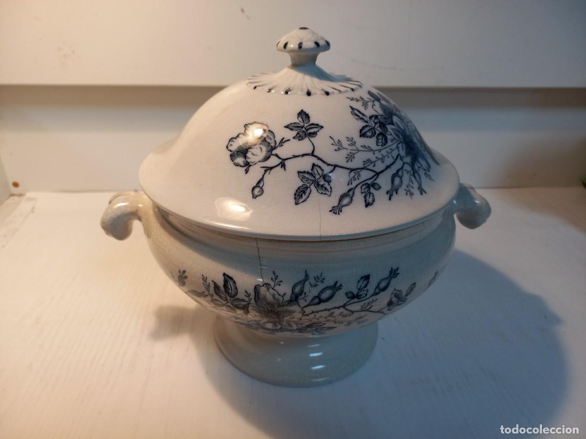 Antig&uuml;edades: SOPERA ANTIGUA DE PORCELANA - Foto 3