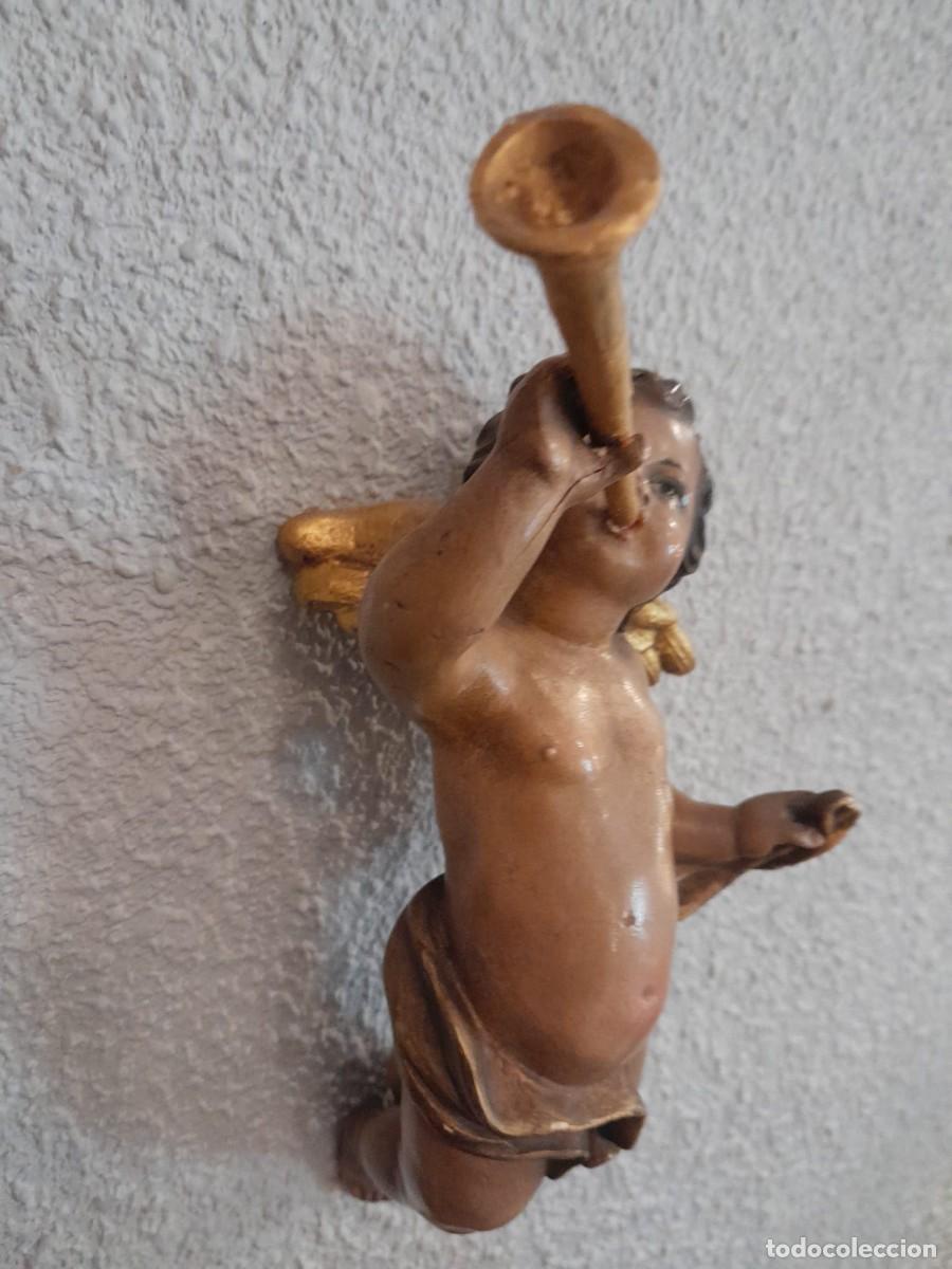 Antig&uuml;edades: &Aacute;ngel celestial con trompeta- - Foto 3