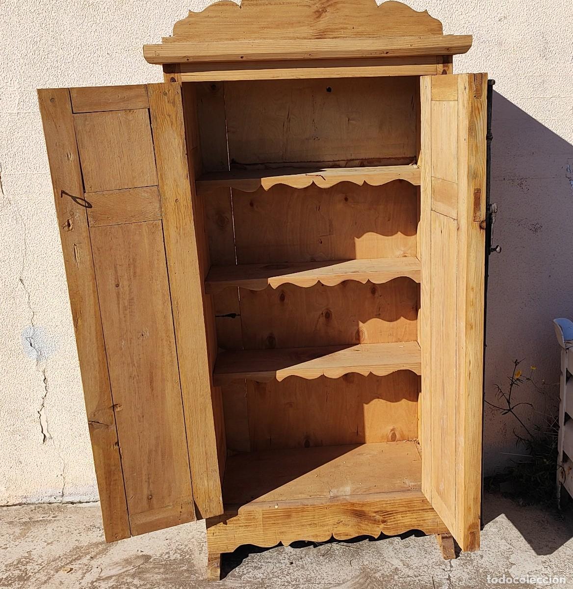 Antig&uuml;edades: Alacena rustica de dos puertas - Foto 4