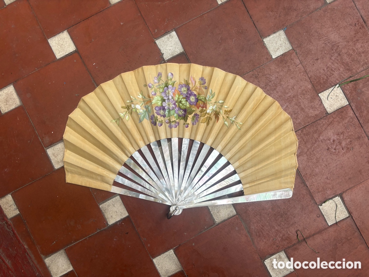 Antig&uuml;edades: ESPECTACULAR ABANICO DE N&Aacute;CAR - Foto 12