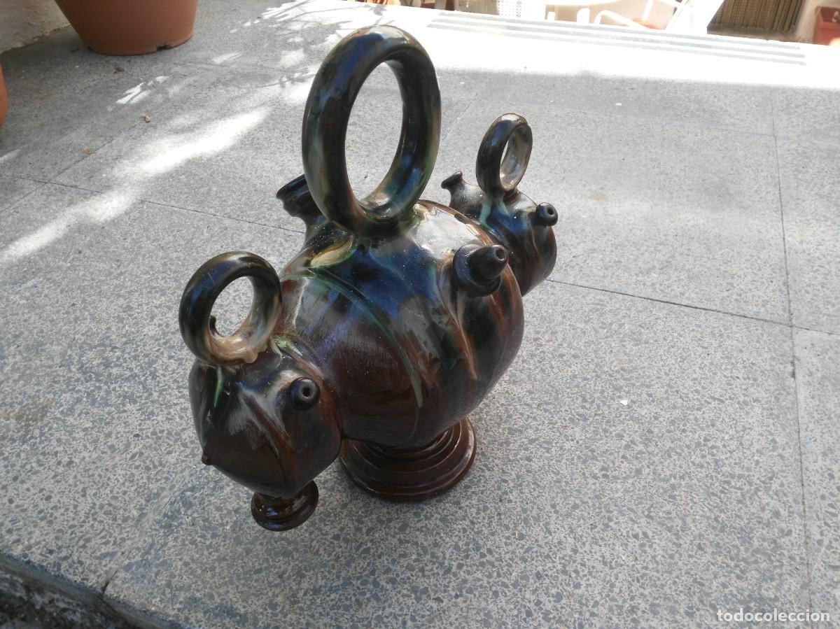 Antig&uuml;edades: BOTIJO DE TRES PITORROS - Foto 4