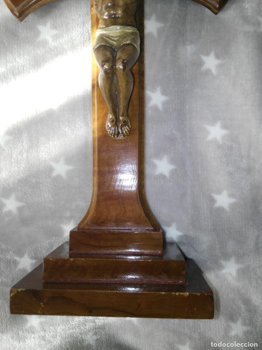 Antig&uuml;edades: Crucifijo de sobremesa - Foto 6