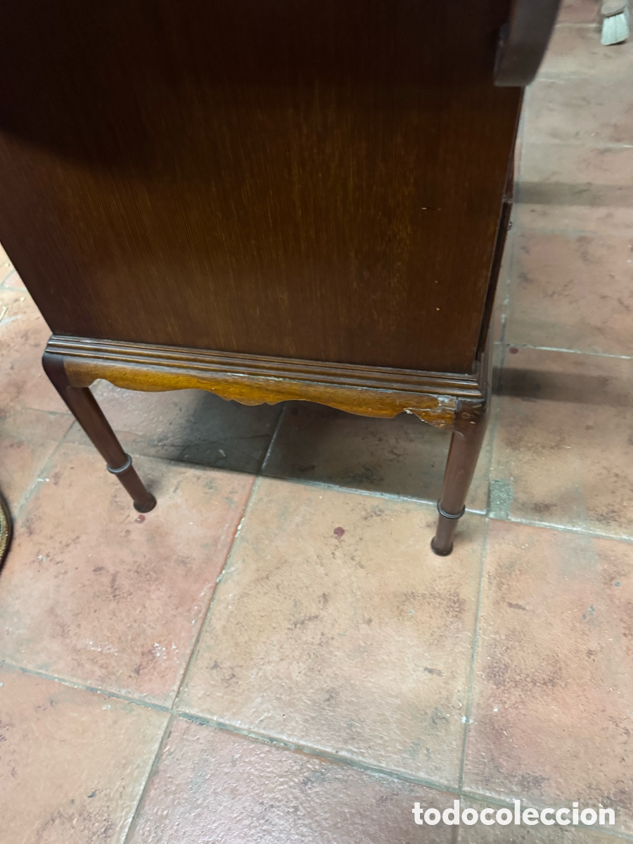 Antig&uuml;edades: Bureau escritorio en caoba - Foto 10