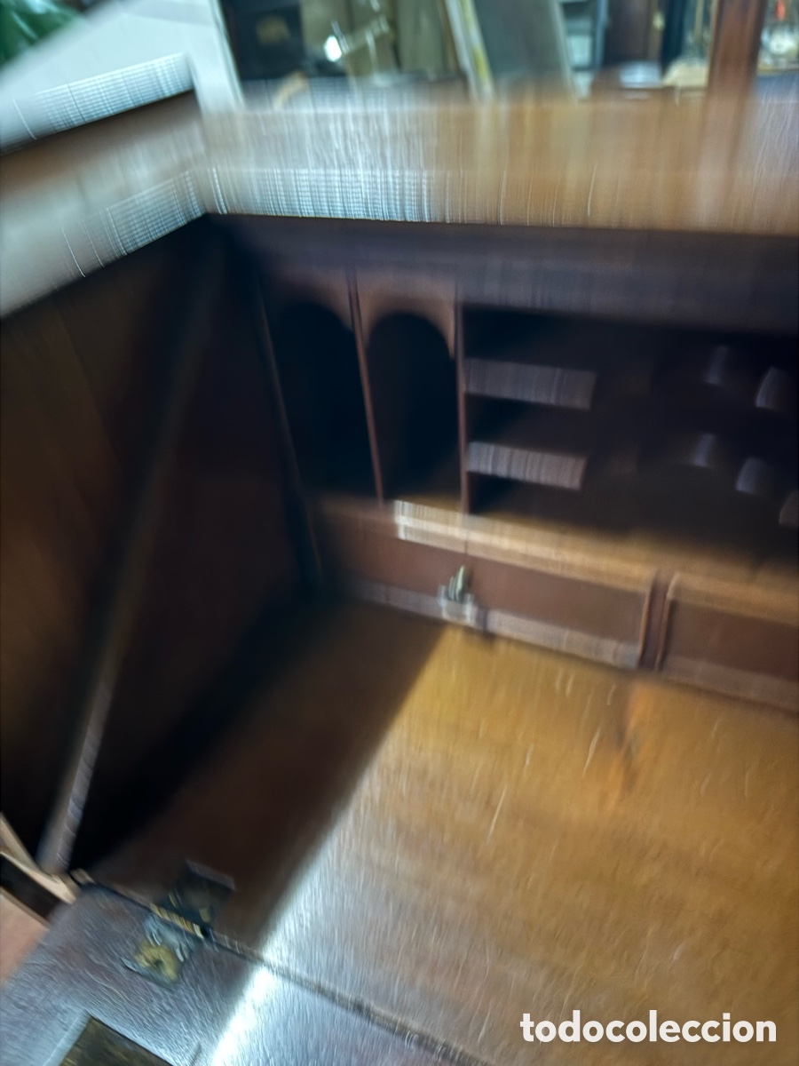 Antig&uuml;edades: Bureau escritorio en caoba - Foto 14