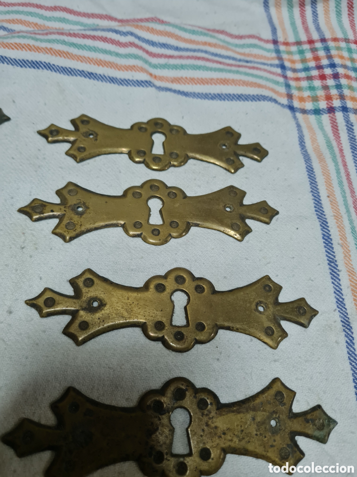 Antig&uuml;edades: Antiguos 11 bocallaves de bronce - Foto 2