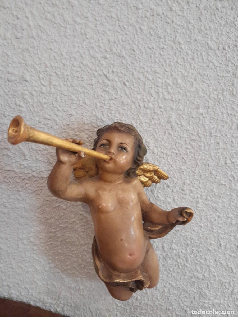 Antig&uuml;edades: &Aacute;ngel celestial con trompeta- - Foto 5