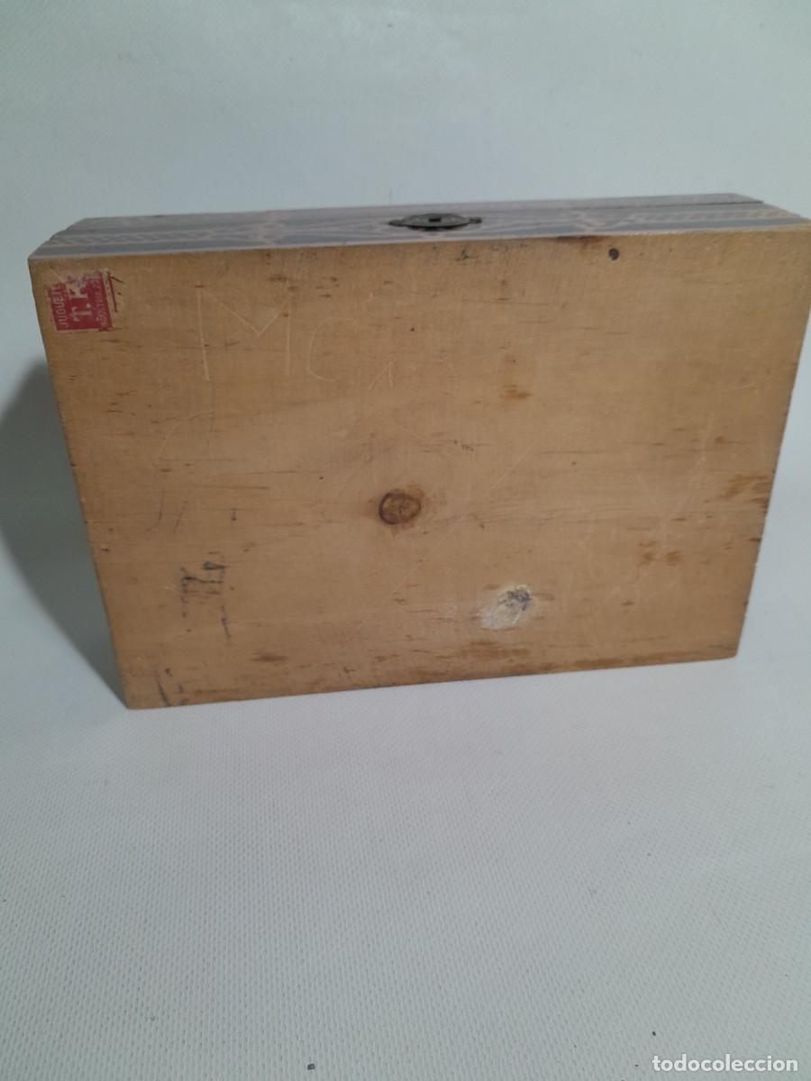 Antig&uuml;edades: antigua caja de labores-madera - Foto 5