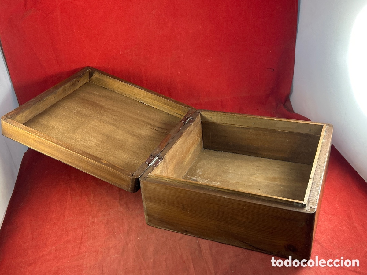 Antig&uuml;edades: ANTIGUA CAJA DE MADERA - Foto 3