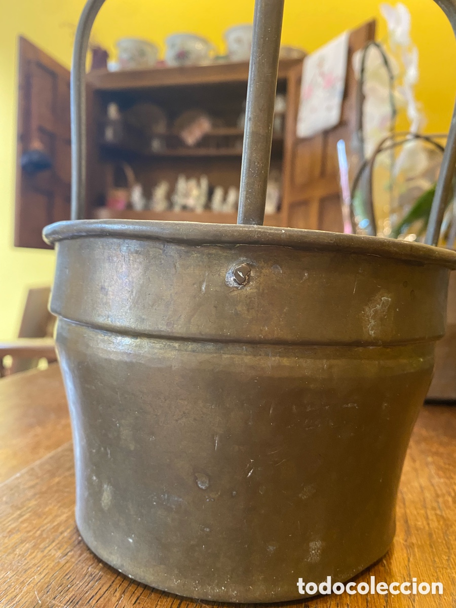 Antig&uuml;edades: Puchero antiguo cobre - Foto 2