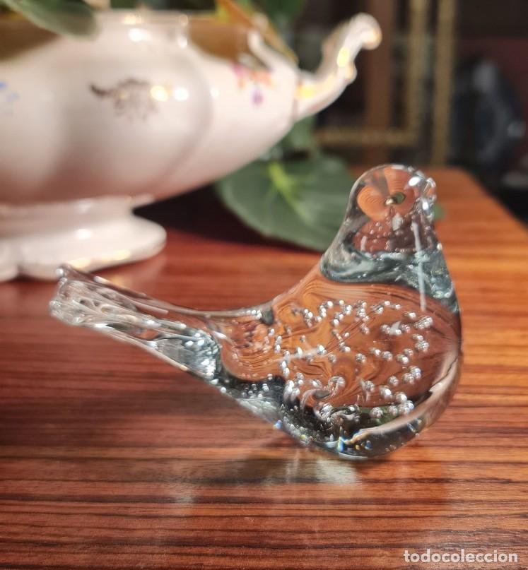 Antig&uuml;edades: Gorri&oacute;n de cristal pisapapeles - Foto 1