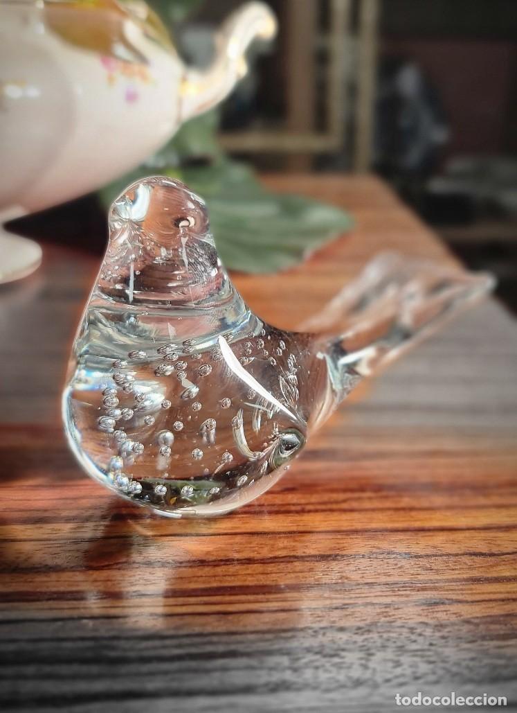 Antig&uuml;edades: Gorri&oacute;n de cristal pisapapeles - Foto 3