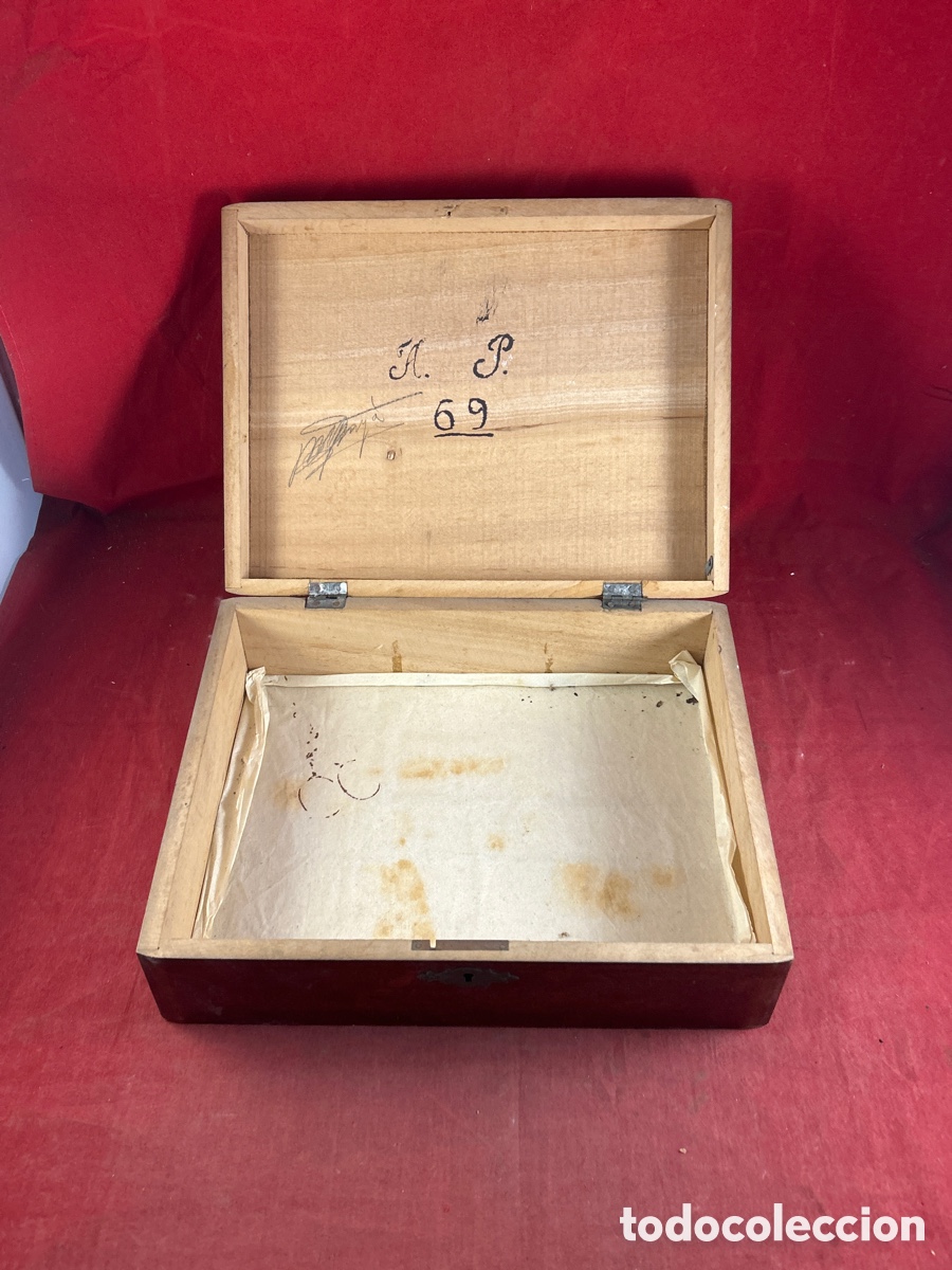 Antig&uuml;edades: ANTIGUA CAJA DE MADERA - Foto 2