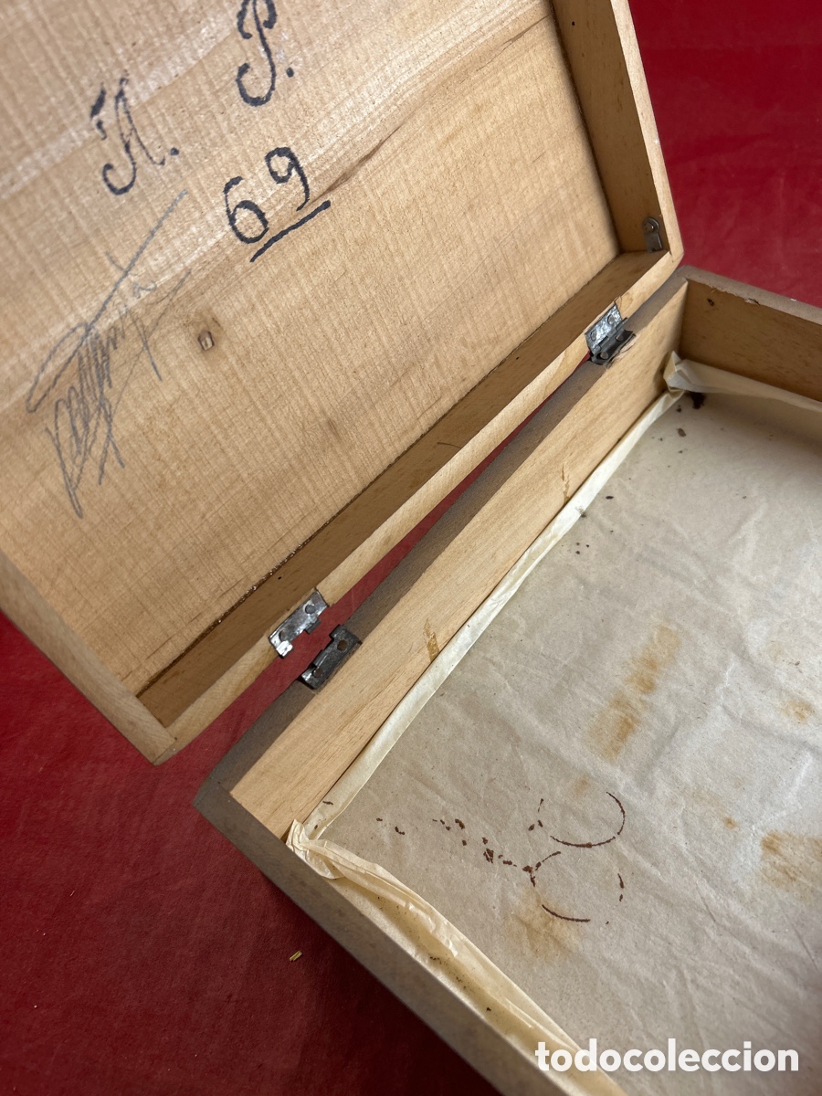 Antig&uuml;edades: ANTIGUA CAJA DE MADERA - Foto 3