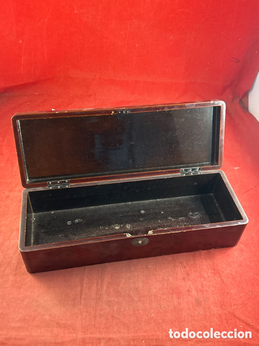 Antig&uuml;edades: ANTIGUA CAJA DE MADERA - Foto 3