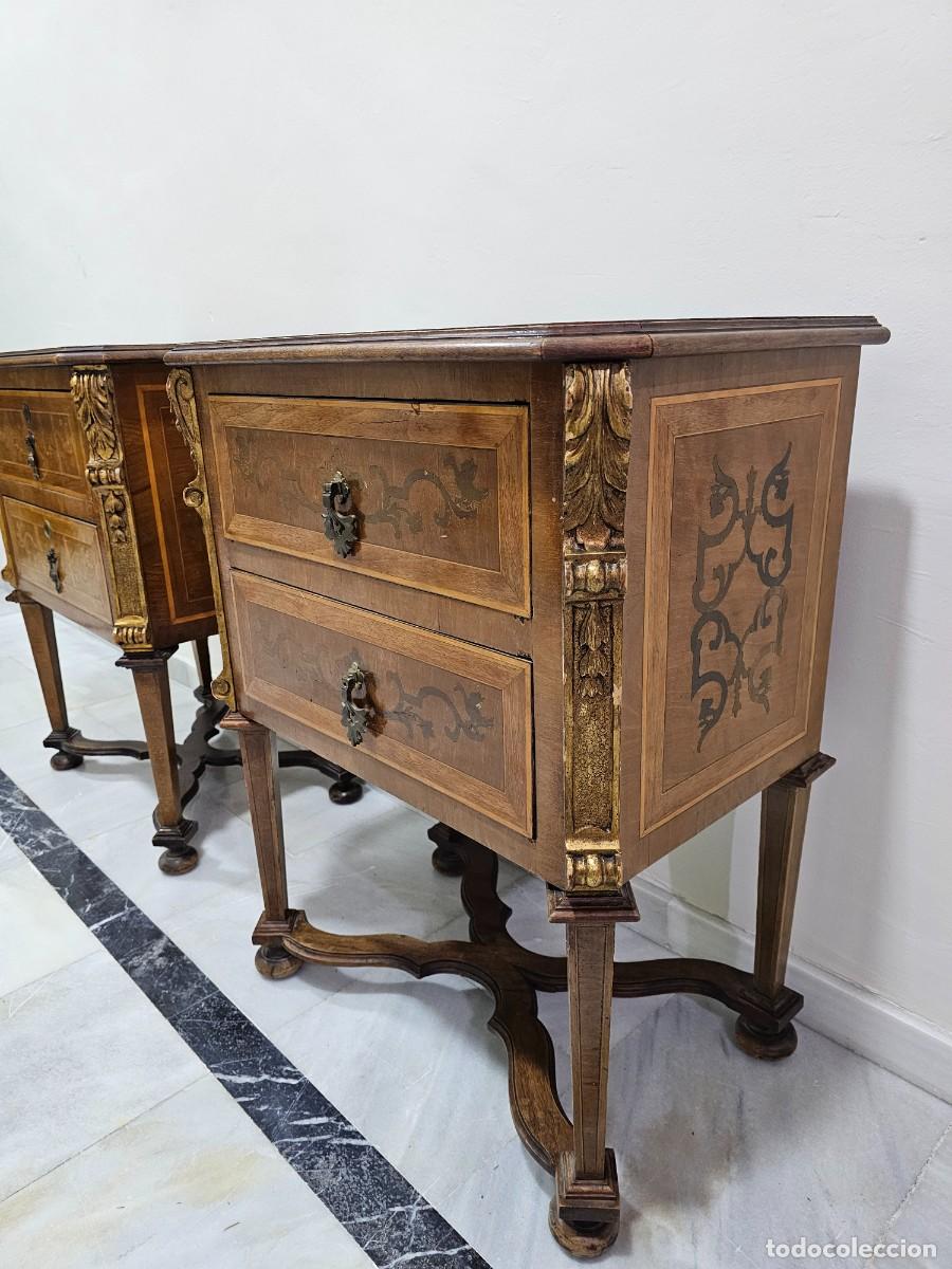 Antig&uuml;edades: Mesitas de noche s.XIX - Foto 2