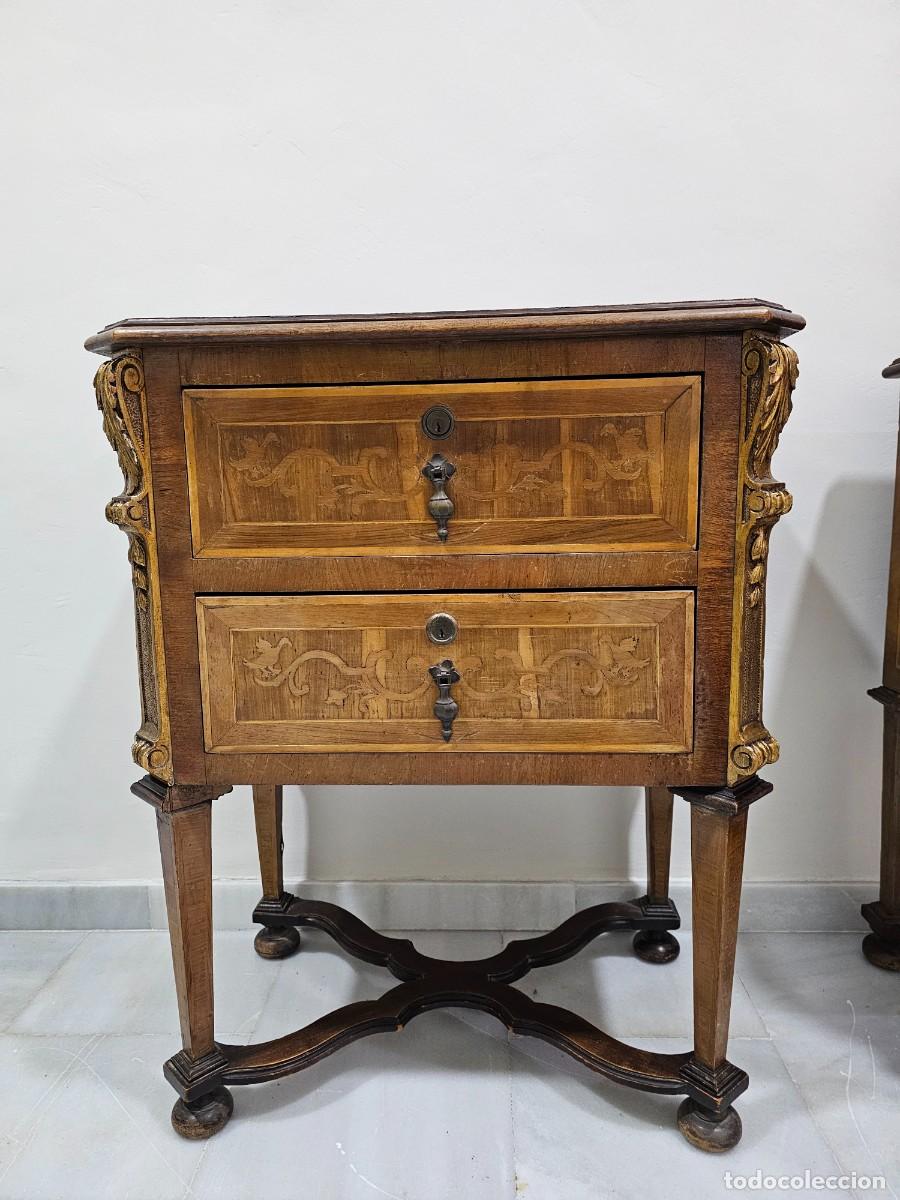 Antig&uuml;edades: Mesitas de noche s.XIX - Foto 10