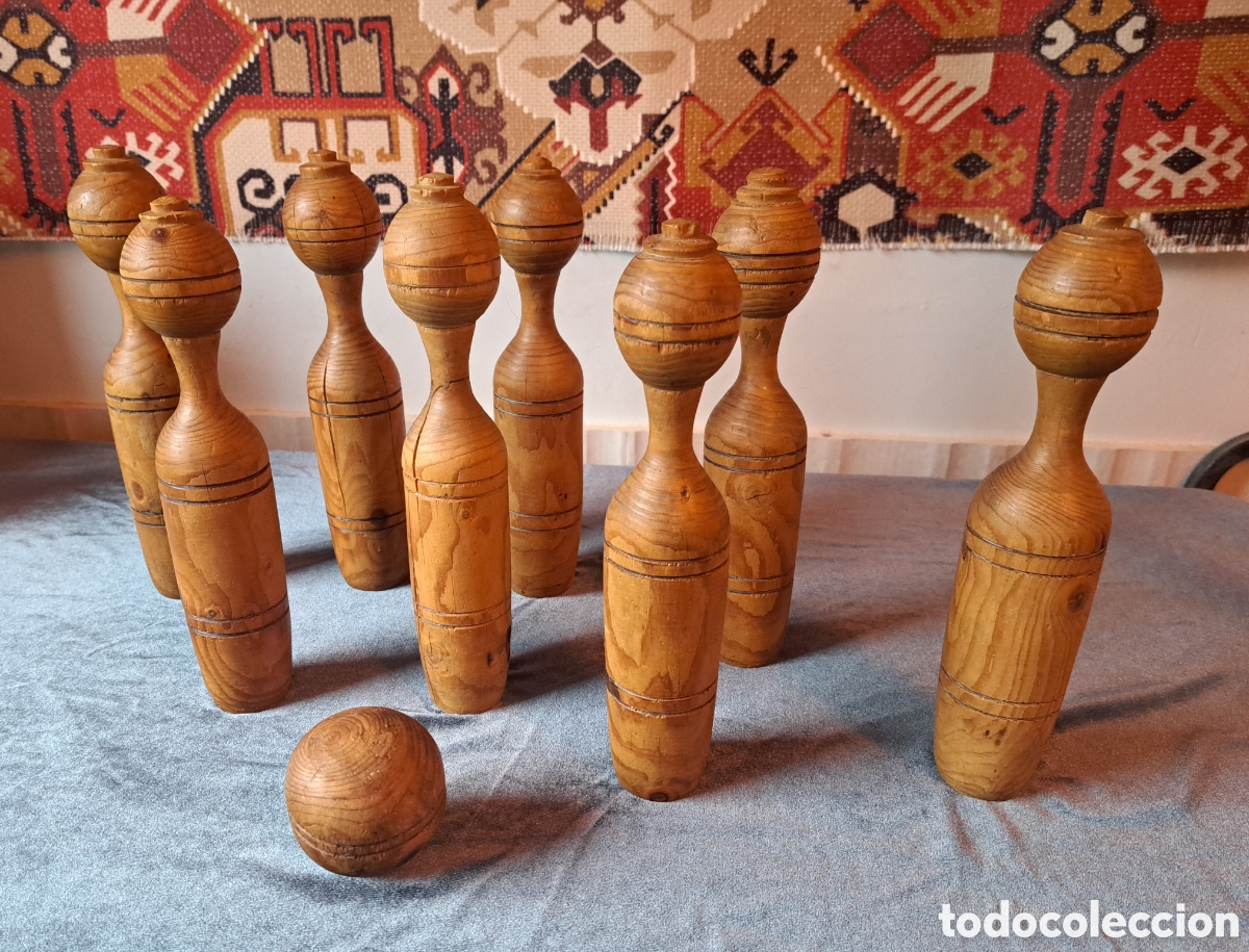 Antig&uuml;edades: JUEGO DE BOLOS ANTIGUOS - Foto 1