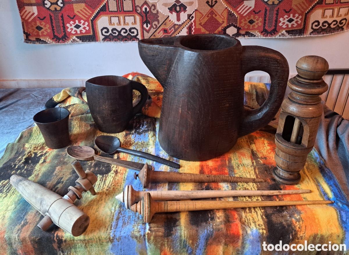 Antig&uuml;edades: LOTE ETNOGRAFICO ASTURIANO - Foto 2