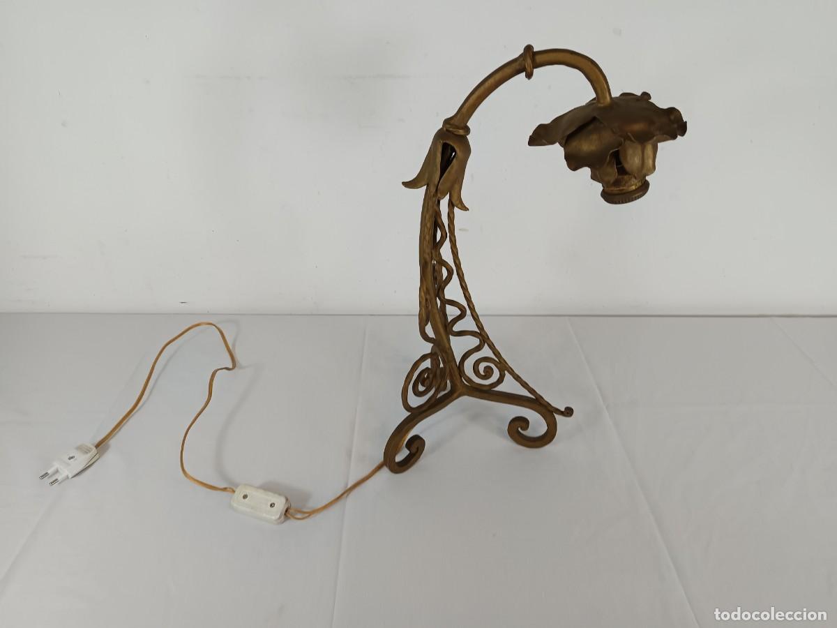Antig&uuml;edades: L&aacute;mpara modernista sobremesa - Foto 3
