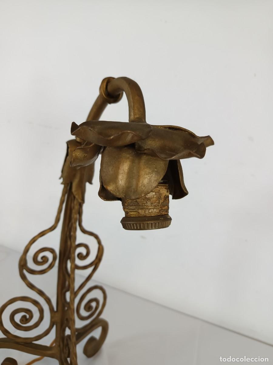 Antig&uuml;edades: L&aacute;mpara modernista sobremesa - Foto 5