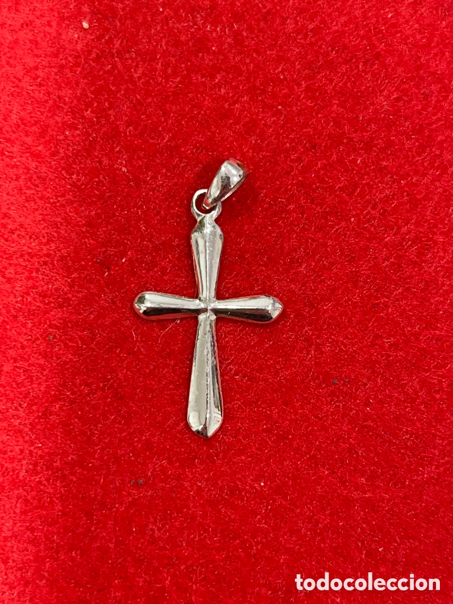 Antig&uuml;edades: Cruz en plata de ley contrastada. - Foto 1
