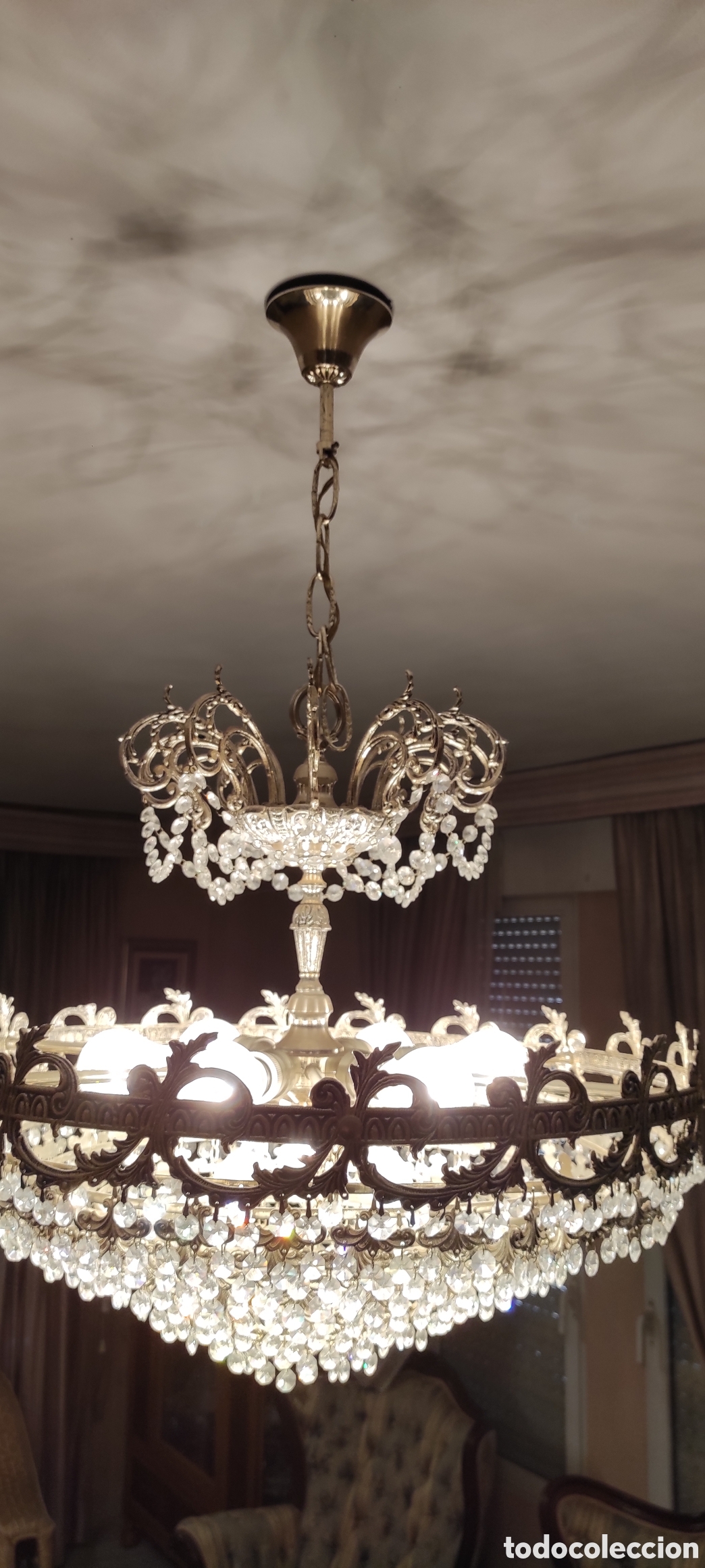 Antig&uuml;edades: Elegant&iacute;sima l&aacute;mpara de l&aacute;grimas - Foto 5