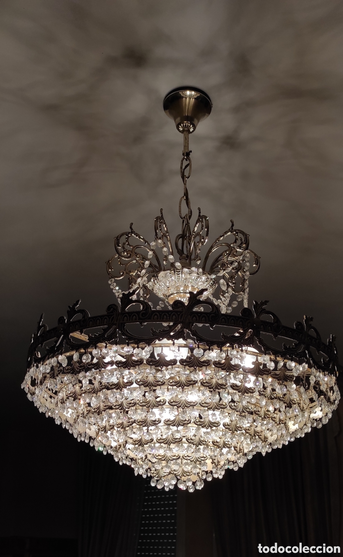 Antig&uuml;edades: Elegant&iacute;sima l&aacute;mpara de l&aacute;grimas - Foto 1