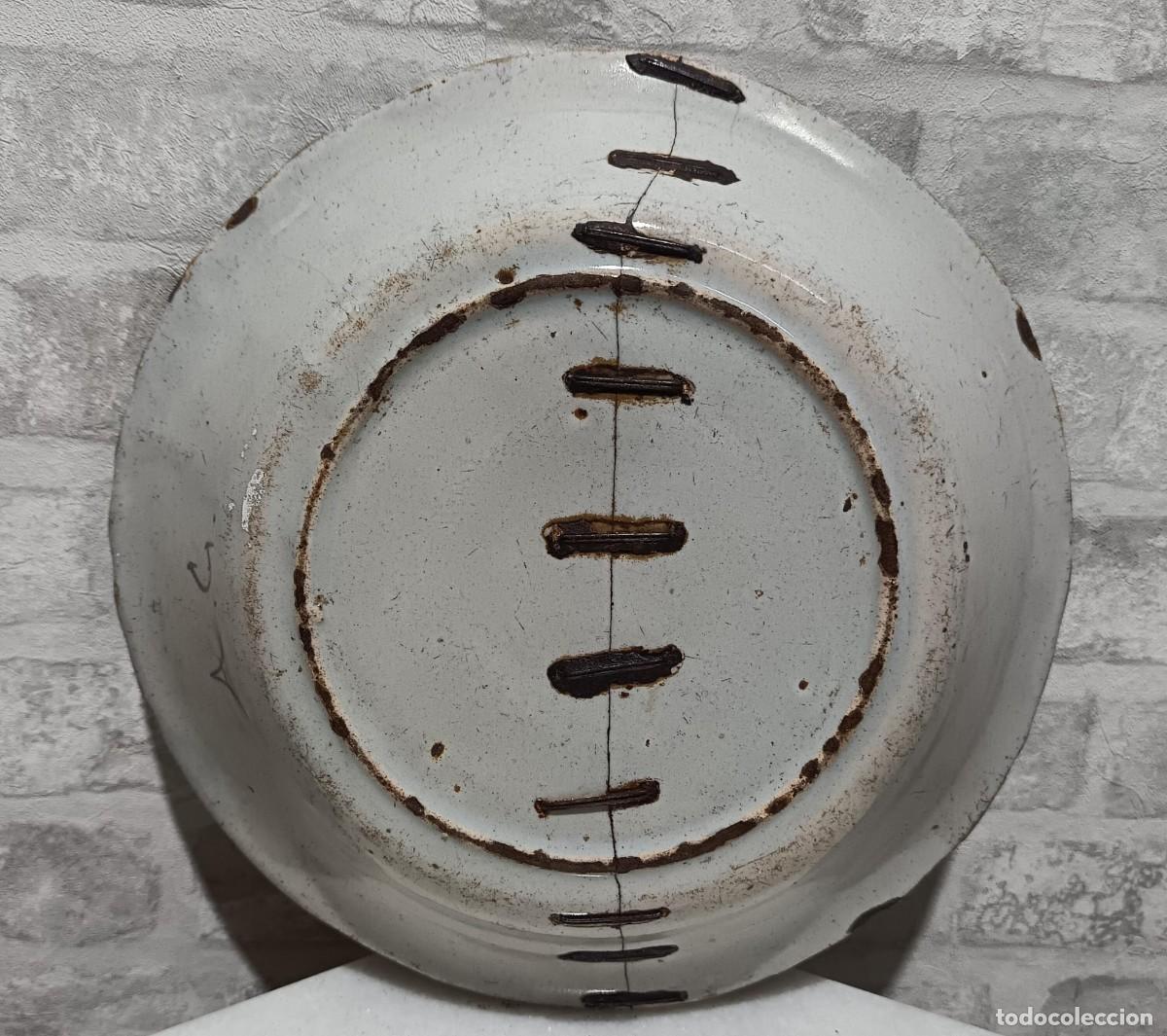 Antig&uuml;edades: PLATO ANTIGUO DE MANISES DE 29 CMS. DE DIAMETRO - Foto 4