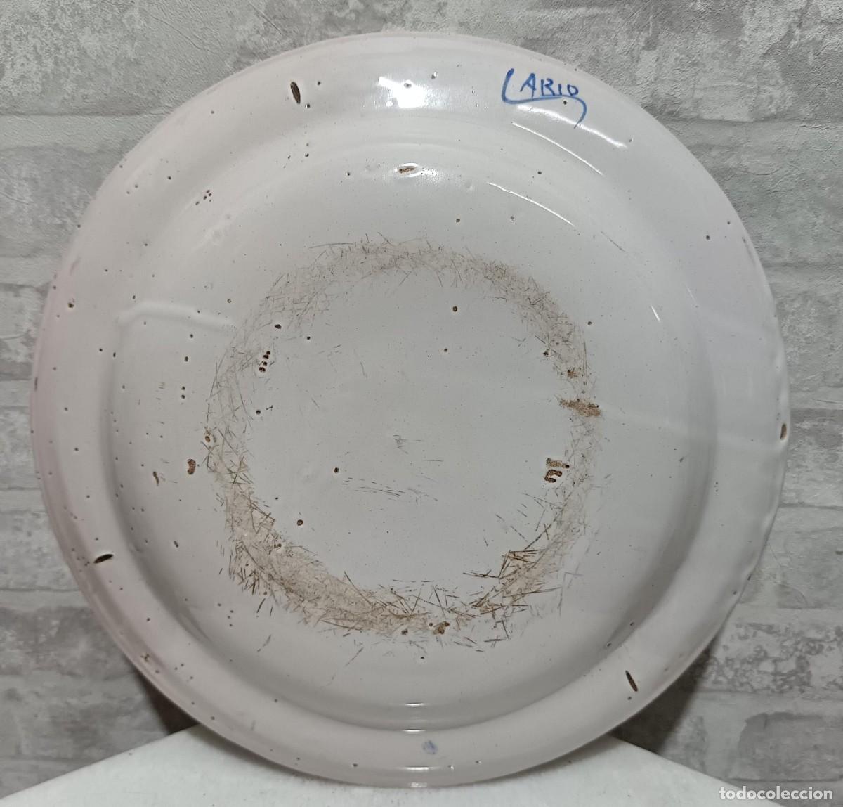 Antig&uuml;edades: PLATO ANTIGUO DE MANISES DE 33,5 CMS. DE DIAMETRO - Foto 3