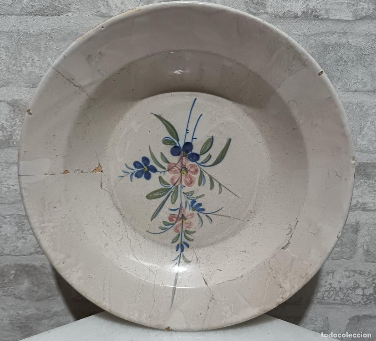 Antig&uuml;edades: PLATO ANTIGUO DE MANISES DE 30 CMS. DE DIAMETRO - Foto 1